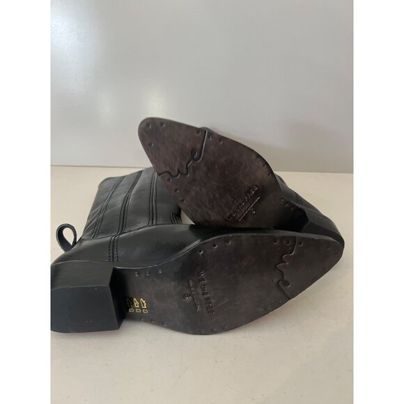 Free People $398 We The Free Allistar Pointed Boots Size 6 in Black Leather - Picture 11 of 11